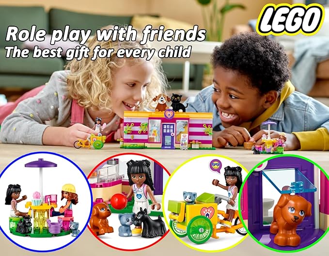 LEGO Friends 41699 Pet Adoption Café(292 Pieces)