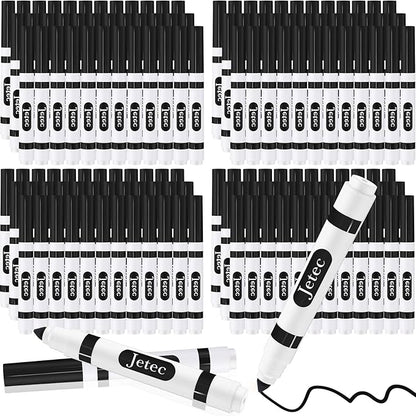 Janlaugh 144 Pcs Black Markers Bulk Washable Markers Set Broad Line Markers Broad Tip Classic Washable Markers for Kids, Teachers, Students, Party Favors, School Supplies, Donations