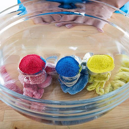Steve Spangler Science Magic Sand, 227g, Blue – Colored Play Sand That Never Gets Wet, Exciting STEM Activity, Learn and Teach About Water Molecules for Home and Classroom Use