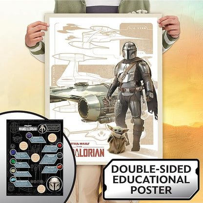 STAR WARS The Armorer Gemstone Dig, Reveal 8 Real Gemstones Inside The Armorer's Helmet, Including Amethyst, Quartz, Red Agate, Toys, Science Kits for Kids Age 8-12, Excavation Toys