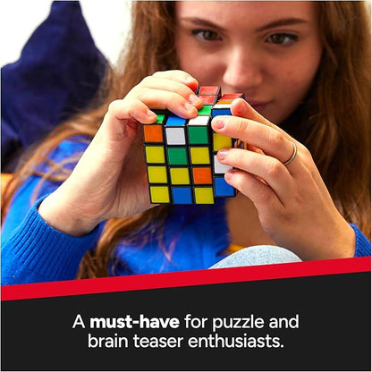Rubik’s Cube, The Official 4x4 Rubik's Cube Classic Color-Matching Puzzle, Twisting Fidget Toy, Challenging Brain Teaser & Sensory Puzzle for Adults, Teens, & Kids, for Ages 8 & Up