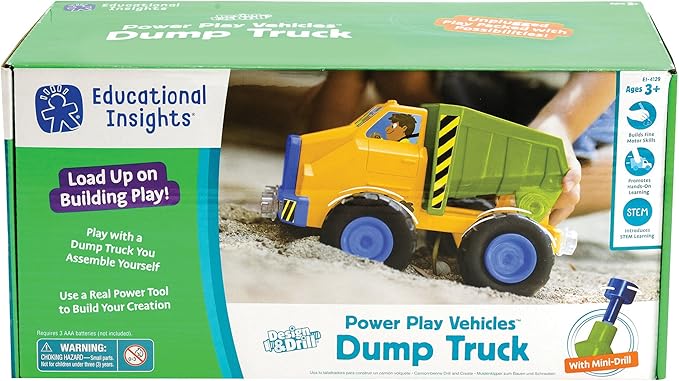 Educational Insights Design & Drill Dump Truck