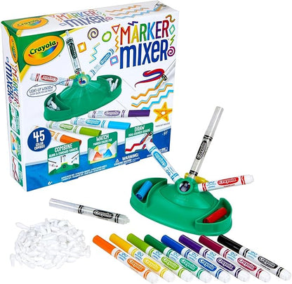Crayola Marker Mixer Art Kit, Washable Marker Set, Easy Craft Kit for Kids, Gift for Kids Age 6+