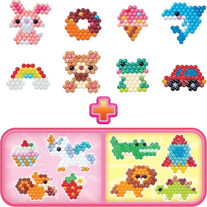 Aquabeads - L'atelier d'initiation - Kit de loisirs créatifs - Activité manuelle Enfants en Toute autonomie - Coffret de perles qui collent Avec de l'eau - Jouet Enfant 4 ans et + - 35087