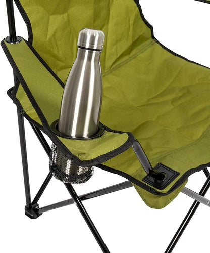CAMP & GO Portable Max Quad Camping Cup Holders and Carrying Bag Chair