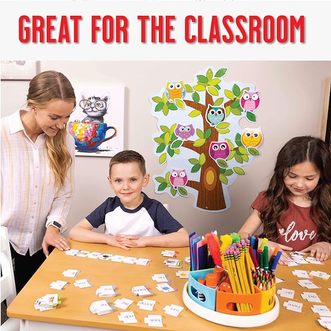 Hapinest Sentence Building for Kids, Learning Game Grammar Reading & Speech Therapy Materials Activities, Kindergarten 1st 2nd Grade Special Education Classroom Must Haves for Teachers & Homeschool