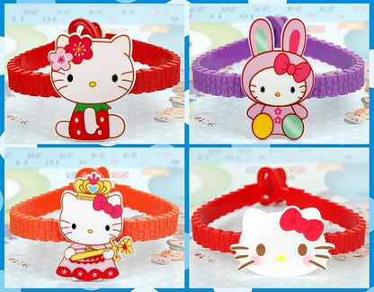 15pcs Cartoon Character Bracelets Wristband Bracelets for Birthday Party Supplies Favors Prize Rewards