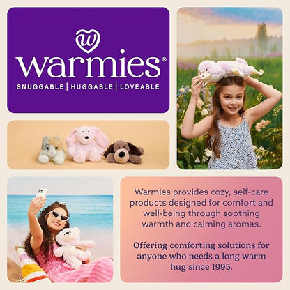 warmies Microwavable & Weighted Stuffed Animals, Calico Cat - Heated Stuffed Animal Plushie for Warmth & Comfort - Cute Soft Plush Toys for Boys, Girls, Babies & Toddlers