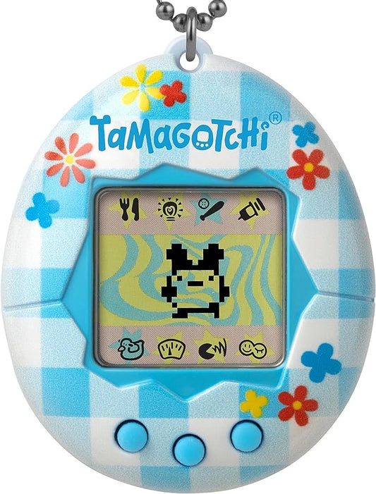 Tamagotchi Original - Flower Gingham (Updated Logo)
