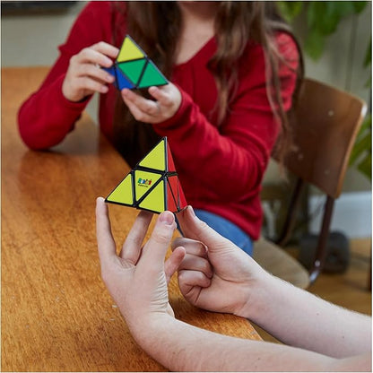 Rubik’s Pyramid, Rubik's Pyramid Pocket Colour-Matching Triangular Cubing Puzzle