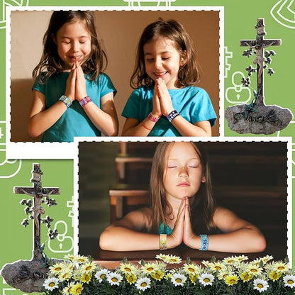 Jenaai Christian Slap Bracelets Religious Party Favors Bible Verses Bracelets Bulk Jesus Loves You Christian Crafts Sunday School Gifts Classroom Prizes