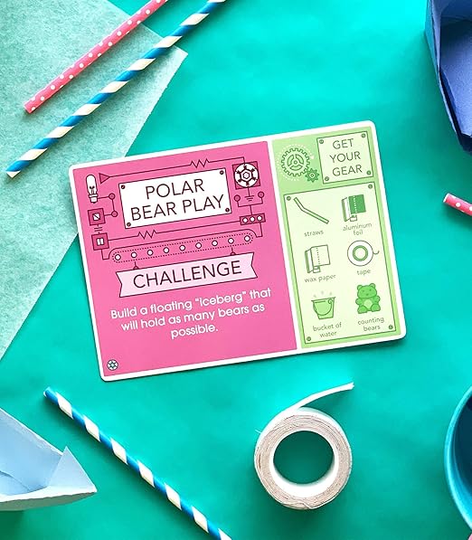 Carson Dellosa Seasonal STEM Challenges STEM Kits, 30 STEM Building Activities and Educational Games, Grades 2-5 STEM Learning Toys, STEM Kids Ages 7-11