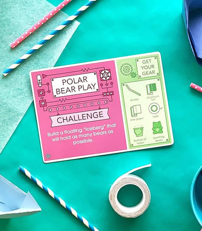 Carson Dellosa Seasonal STEM Challenges STEM Kits, 30 STEM Building Activities and Educational Games, Grades 2-5 STEM Learning Toys, STEM Kids Ages 7-11