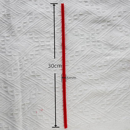 Qirimoi Red Pipe Cleaners Craft Pipe Cleaners Bulk Pipecleaners Crafts Supplies，200Pcs Red