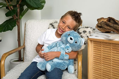 Hug Babies Cute Mini Plush Stuffed Animal Bracelet for Kids | Soft & Cuddly Portable Comfort Adorable On-The-Go Companion for Travel School & Adventures Ages 2+ (Frankie The Cat)