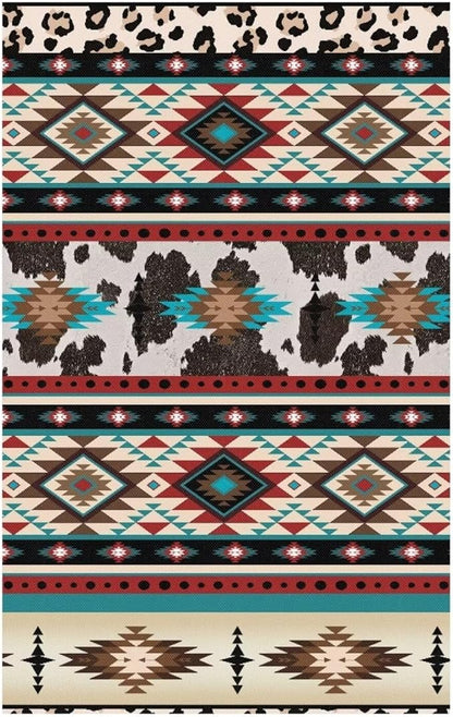 Aztec Design Recliner Headrest Cover Easy to Install Headrest Slipcovers Covers Pet Scratch Resistant Couch Headrest Covers for Sofa 2 Pack