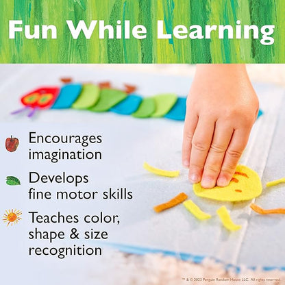 Creativity for Kids The Very Hungry Caterpillar Toy: Fun Felt Play - Busy Board for Toddlers from The World of Eric Carle Books, Preschool Arts and Crafts for for Kids Ages 3-5+