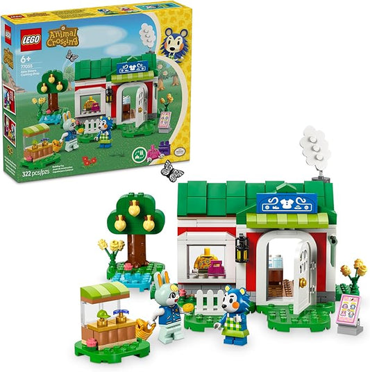 LEGO Animal Crossing Able Sisters Clothing Shop Building Toy - Animal Crossing Toy Figures and Playset for Kids, Girls and Boys, Ages 6+ - Pretend Play Gift Idea for Birthdays - 77055