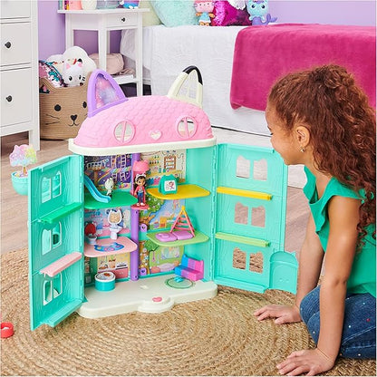 Gabby’s Dollhouse, Purrfect Dollhouse with 15 Pieces including Toy Figures, Furniture, Accessories and Sounds, Kids Toys for Ages 3 and up