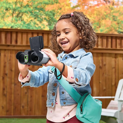 LeapFrog Magic Adventures Binoculars with Screen Capture, Night Vision for Kids Ages 4 and up, White