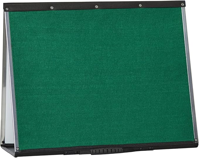 Educational Insights 3-In-1 Portable Easel - Magnetic Board, Whiteboard & Flannel Board, Classroom Must Haves