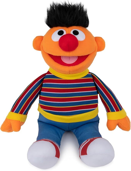 GUND Sesame Street Official Ernie Muppet Plush, Premium Plush Toy for Ages 1 & Up, Orange, 13.5”