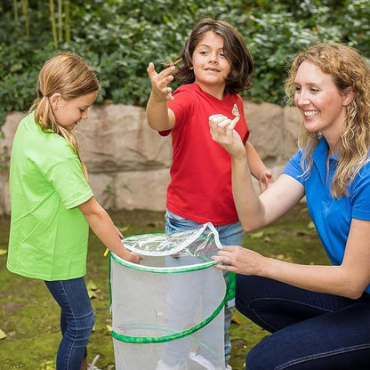 Insect Lore Butterfly Garden | Pavilion 24" with Voucher | 2ft Tall Habitat & STEM Journal | Redeem Voucher for 5 Live Baby Caterpillars | Painted Lady Butterfly Growing Kit