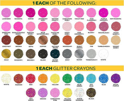 Crayola Ultimate Crayon Caddy with Lid and Sharpener, 152 Crayons (520030)