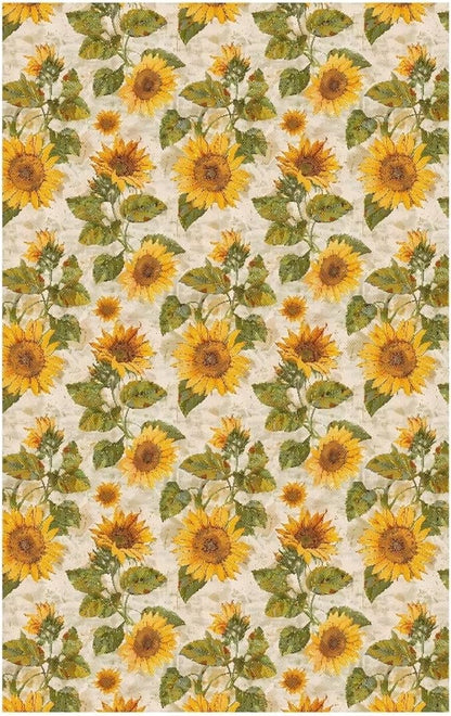 Sunflower Head Protector for Sofa Fabric Recliner Headrest Cover for Recliners Pet Scratch Resistant Couch Headrest Protector Furniture Protector for Recliner Sofa Slipcovers Set of 3