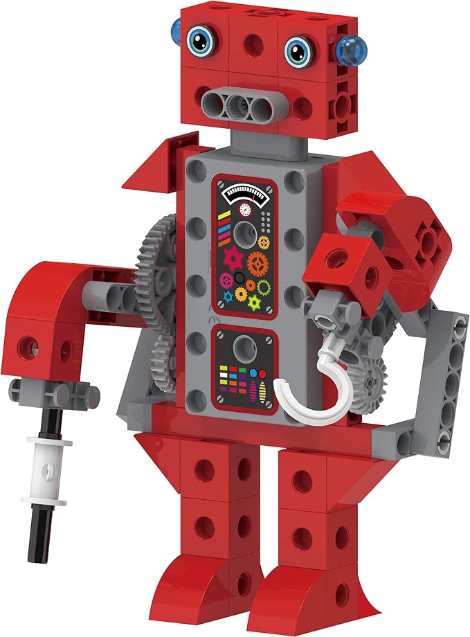 Thames & Kosmos Kids First Robot Factory: Wacky, Misfit, Rogue Robots STEM Experiment Kit | Hands-on Model Building for Young Engineers | Build 8 Motorized Robots | Play & Learn with Storybook Manual
