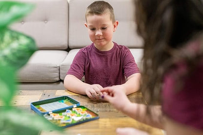 Bendon TS Shure Dinosaur Tic-Tac-Toe Games Mini Magnetic Activity Tin with Illustrated Foam Magnets 50515