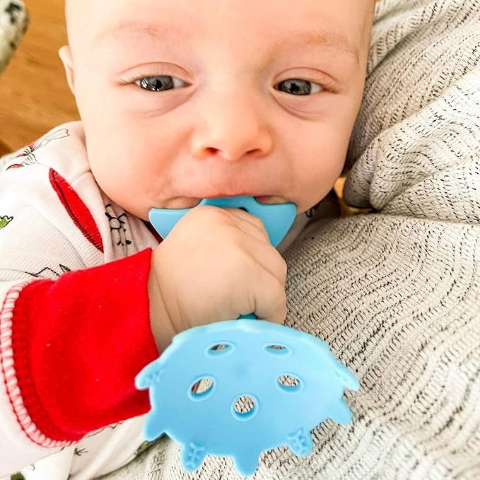 Innobaby Original Teethin' Smart EZ Grip Star Teether and Sensory Toy for Babies and Toddlers. BPA Free Teether