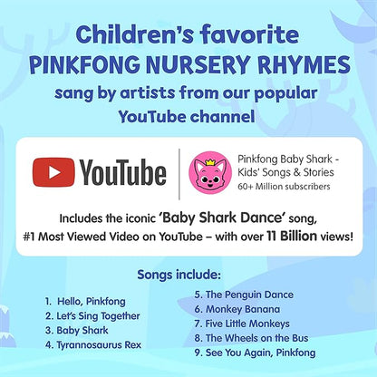 Pinkfong Sing-Alongs 10 Button Sound Book | Baby Shark Toys | Learning & Education Toys | Interactive Baby Books for Toddlers 1-3 | Gifts for Boys & Girls