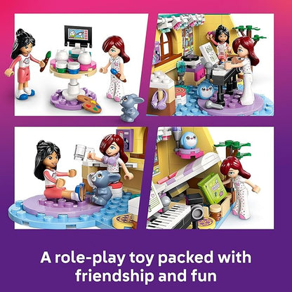 LEGO Friends Paisley's Room Building Toy - Pretend Play Set for Kids, Girls and Boys, Ages 6+ - with 2 Minidolls, Pet Bunny Figure, and Plushie-Style Piece - Gift Idea for Birthdays - 42647