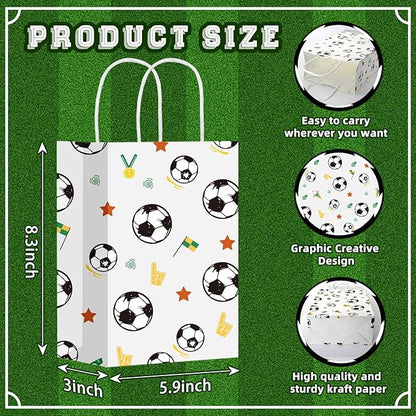 122pcs Soccer Party Favor Bulk, Sport Birthday Party Gift Goodie Bag Filler Mini Soccer Ball Toy for Kids Soccer Theme Party Supplies