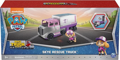 PAW Patrol, Big Truck Pup’s Skye Transforming Toy Trucks with Collectible Action Figure, Kids Toys for Ages 3 and up