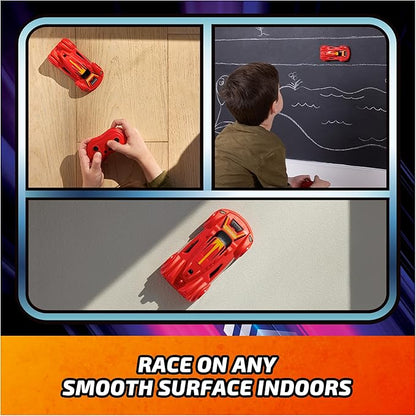 Air Hogs, Zero Gravity Sprint RC Car Wall Climber, Red USB Micro B Rechargeable Indoor Wall Racer, Over 4-Inches, Kids Toys for Kids Ages 4 and up