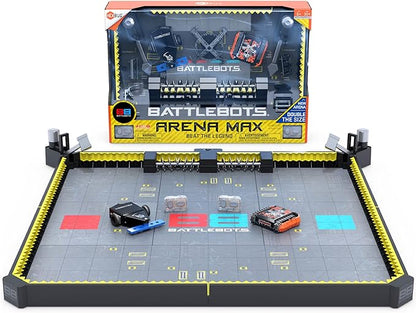 HEXBUG BattleBots Arena MAX, Remote Control Robot Toys for Kids with Over 30 Pieces, STEM Toys for Boys & Girls Ages 8 & Up, Batteries Included