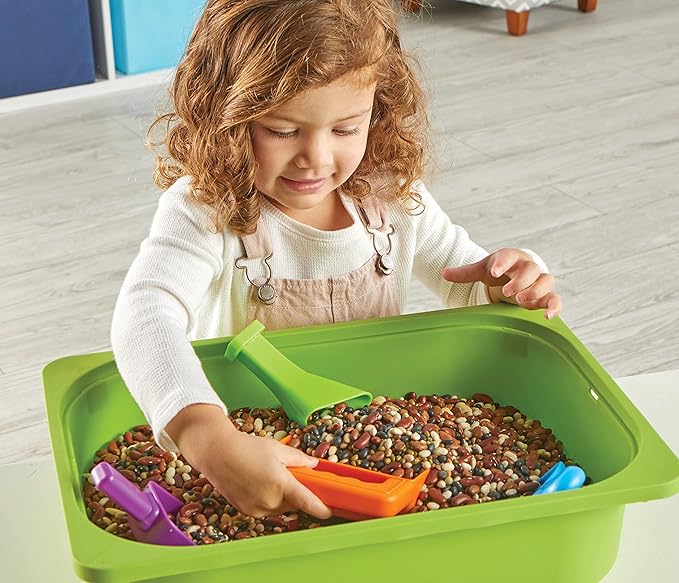 Learning Resources Helping Hands Sensory Scoops, Fine Motor Skills, Sensory Toys for Children, Sensory Toys for Toddlers, Kids Easter Basket Stuffers , Ages 3+,4 Pieces