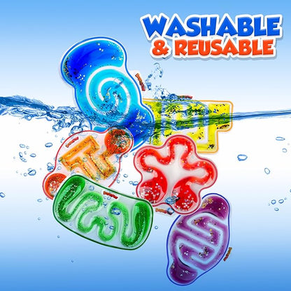 Squishy Sensory Toys for Kids - 8 Pack Fidget Toy Sensory Maze for Autism Children Special Needs - Fun Fidgets for Student Classroom Prize Stocking Stuffers