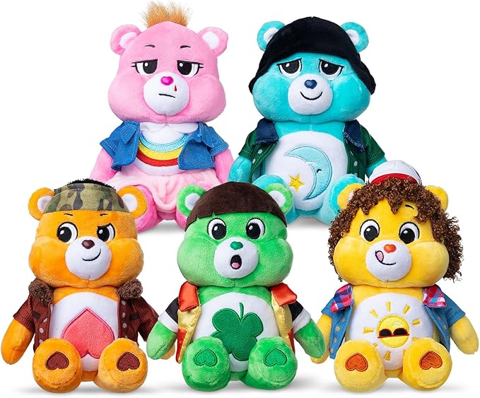 Care Bears x Stranger Things Fun Size Plush - Bedtime Bear as Mike