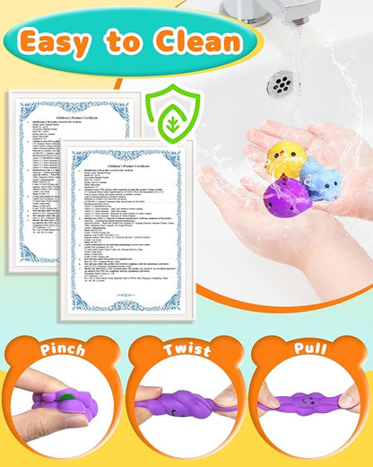 30 Pack Squishy Toys, Random Kawaii Party Favors for Kids 3-5, 4-8, 8-12, Treasure Box Toys for Classroom Prizes, Mini Birthday Gifts Goodie Bag Stuffers Bulk Fidget Squeeze Toy