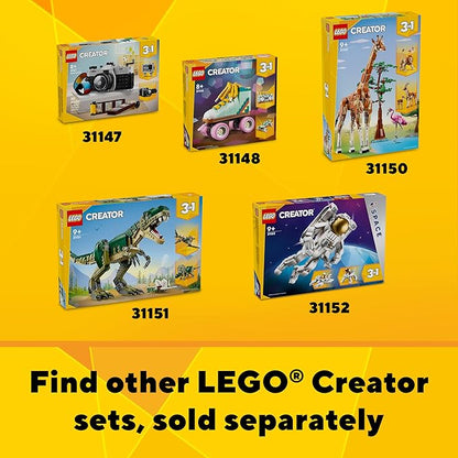 LEGO Creator 3 in 1 Modern Toy House - Kids Toy Building Set with 3 Building Options for Boys & Girls, Ages 9+ - with 2 Minifigures for Pretend Play - Gift Idea for Birthday - 31153