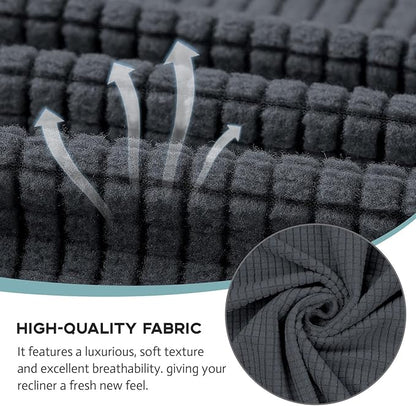 Recliner Chair Cover Lazy Boy Recliner Covers Recliner Covers for Recliner Chair 1 Piece Furniture Protector Prevent wear and pet Hair（Recliner,Dark Grey）