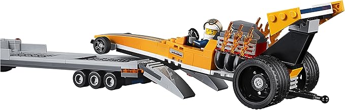 LEGO City Great Vehicles Dragster Transporter 60151