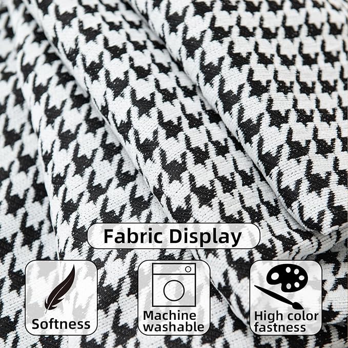 Recliner Chair Covers Lazy Boy Recliner Covers Armchair Cover Blanket Sofa Thick Soft Fabric Living Room Bedroom Throw Washable Sofa Slipcovers for Pets Kids (Houndstooth)