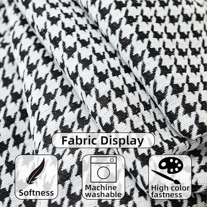 Recliner Chair Covers Lazy Boy Recliner Covers Armchair Cover Blanket Sofa Thick Soft Fabric Living Room Bedroom Throw Washable Sofa Slipcovers for Pets Kids (Houndstooth)