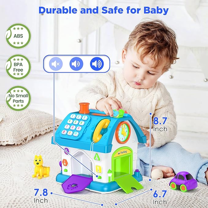 Vahome 14-in-1 Montessori Toys for 1 Year Old Boy Gifts, Musical Educational Baby Toy 12-18 Month, First Birthday Gift for One Year Old Boy Girl, 1st Present for Toddler 1-2 Age
