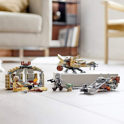 LEGO Star Wars: The Mandalorian Trouble on Tatooine 75299 Awesome Toy Building Kit for Kids Featuring The Child, New 2021 (277 Pieces)