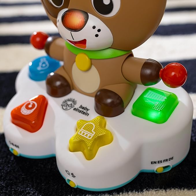 Baby Einstein Drum & Learn Dean Musical Learning Toy, Multisensory, Ages 6 Months and Up
